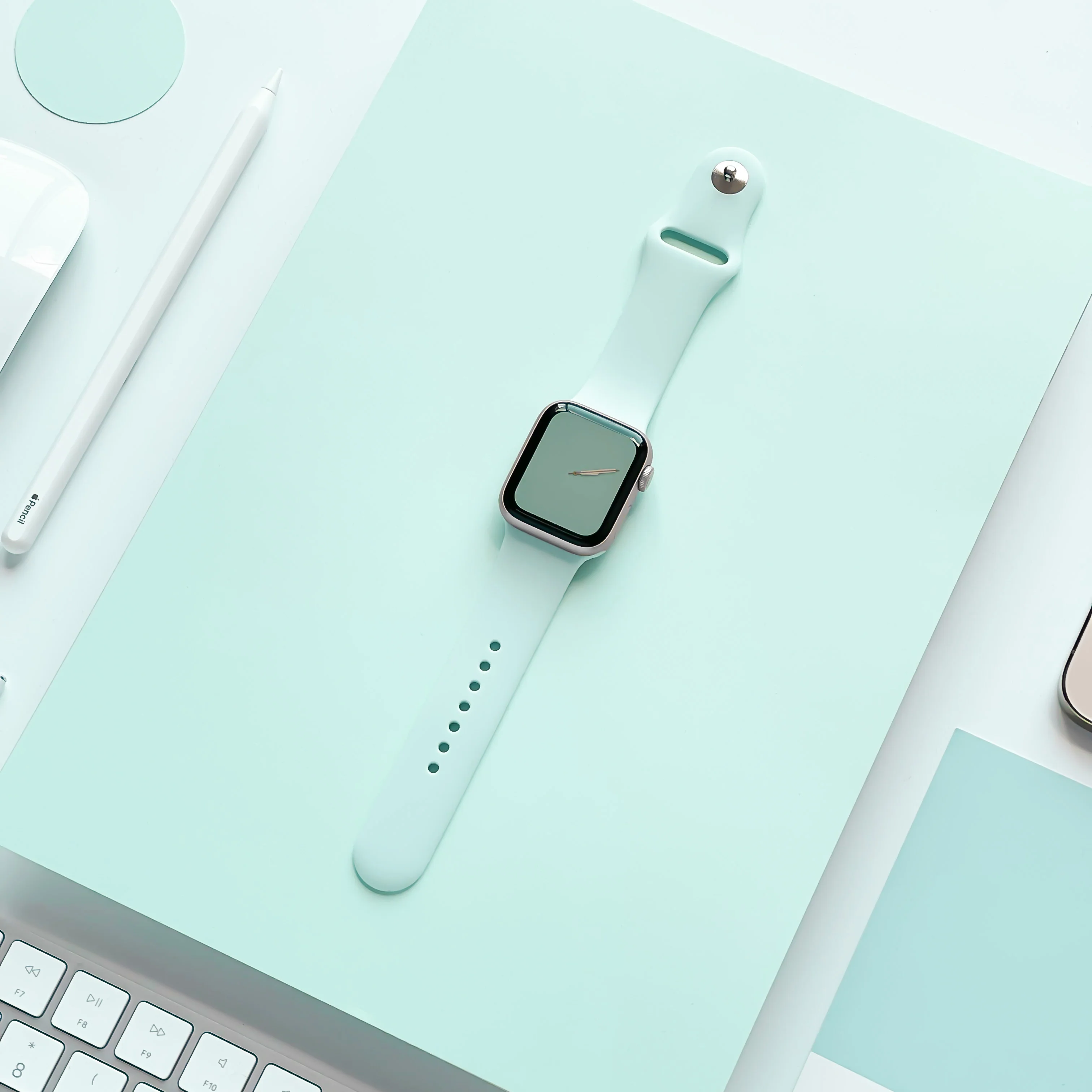 NAKD Apple Watch Strap - Cool Mint - Image 5