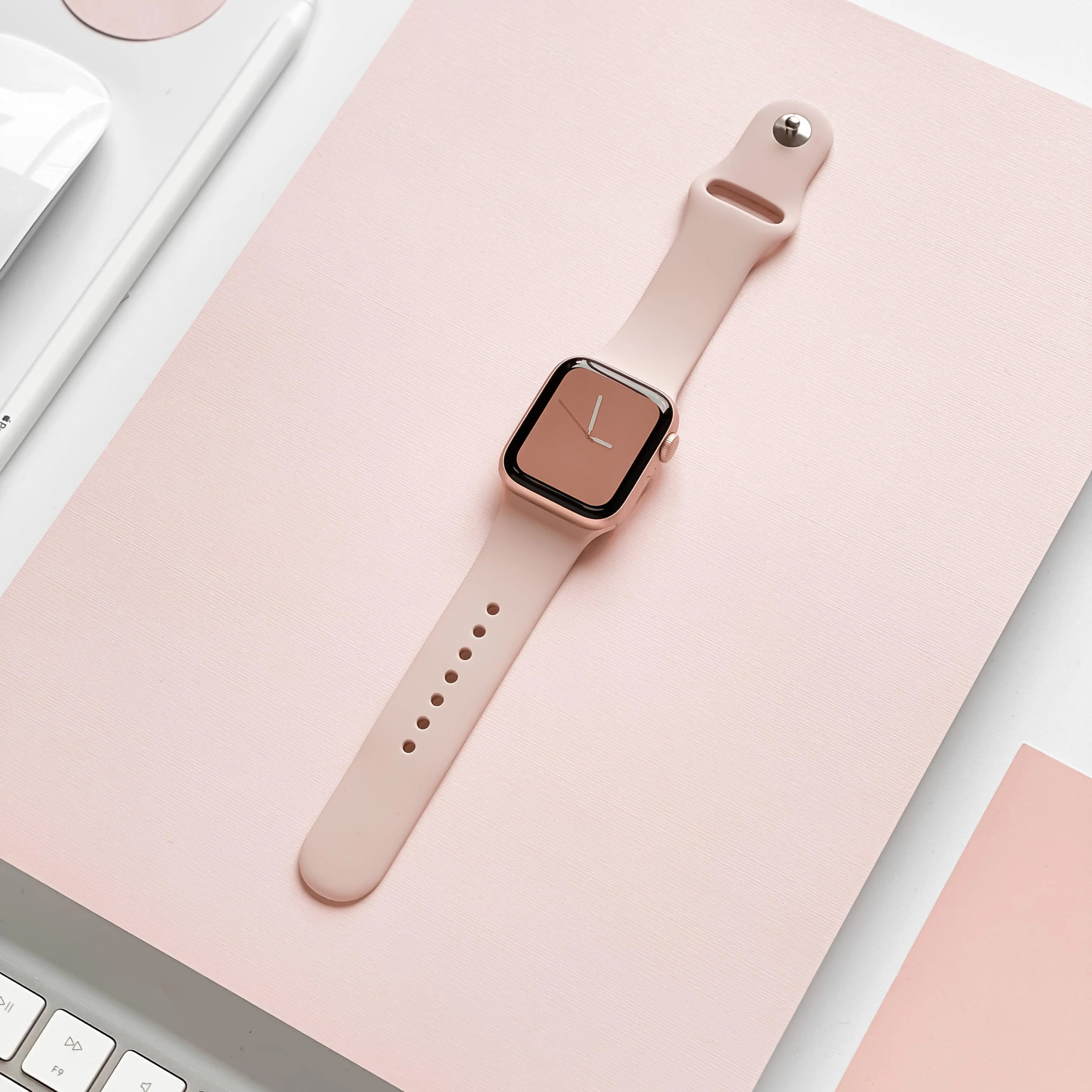 NAKD Apple Watch Strap - Powder Pink - Image 11