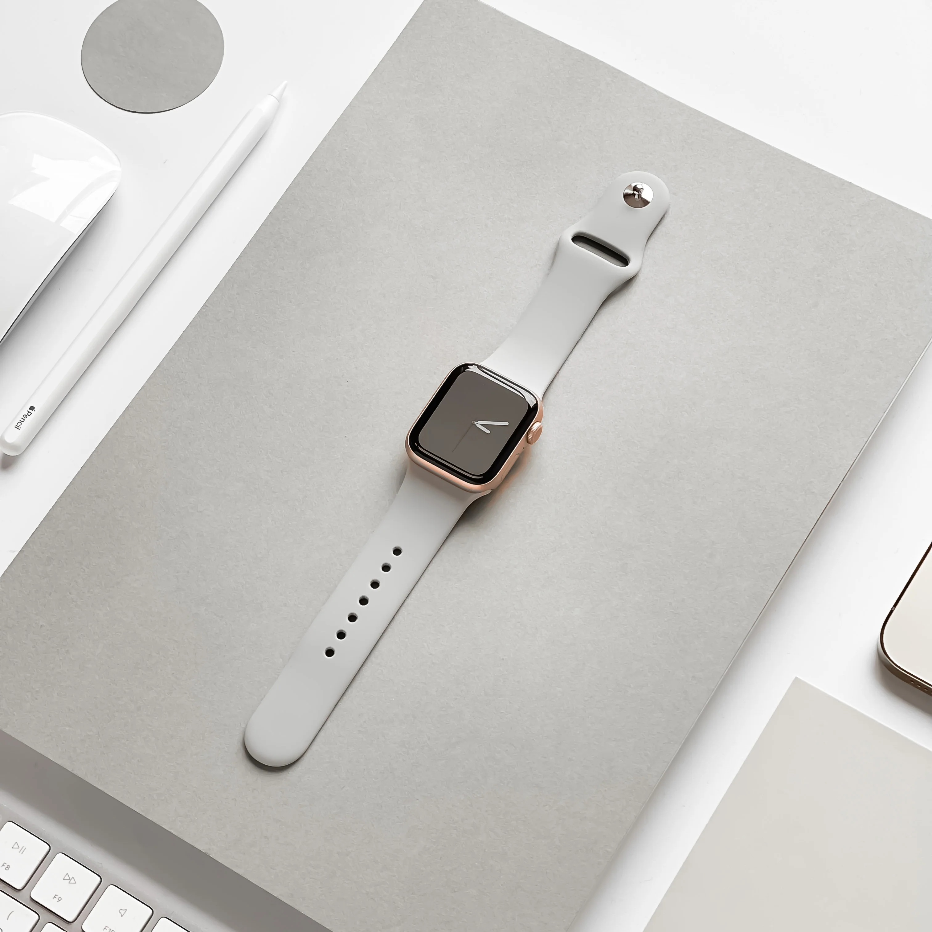 NAKD Apple Watch Strap - Ice Grey - Image 7