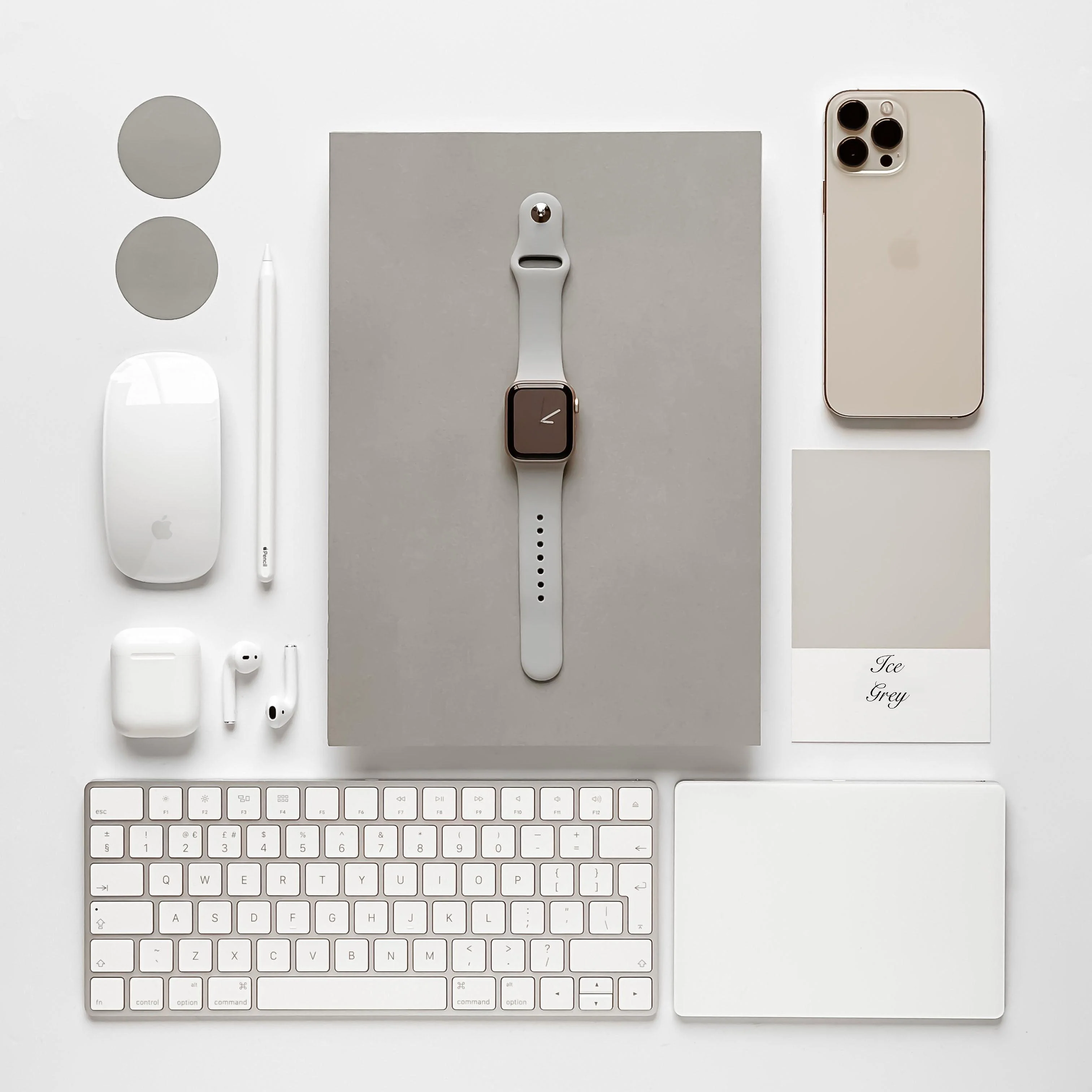 NAKD Apple Watch Strap - Ice Grey - Image 8