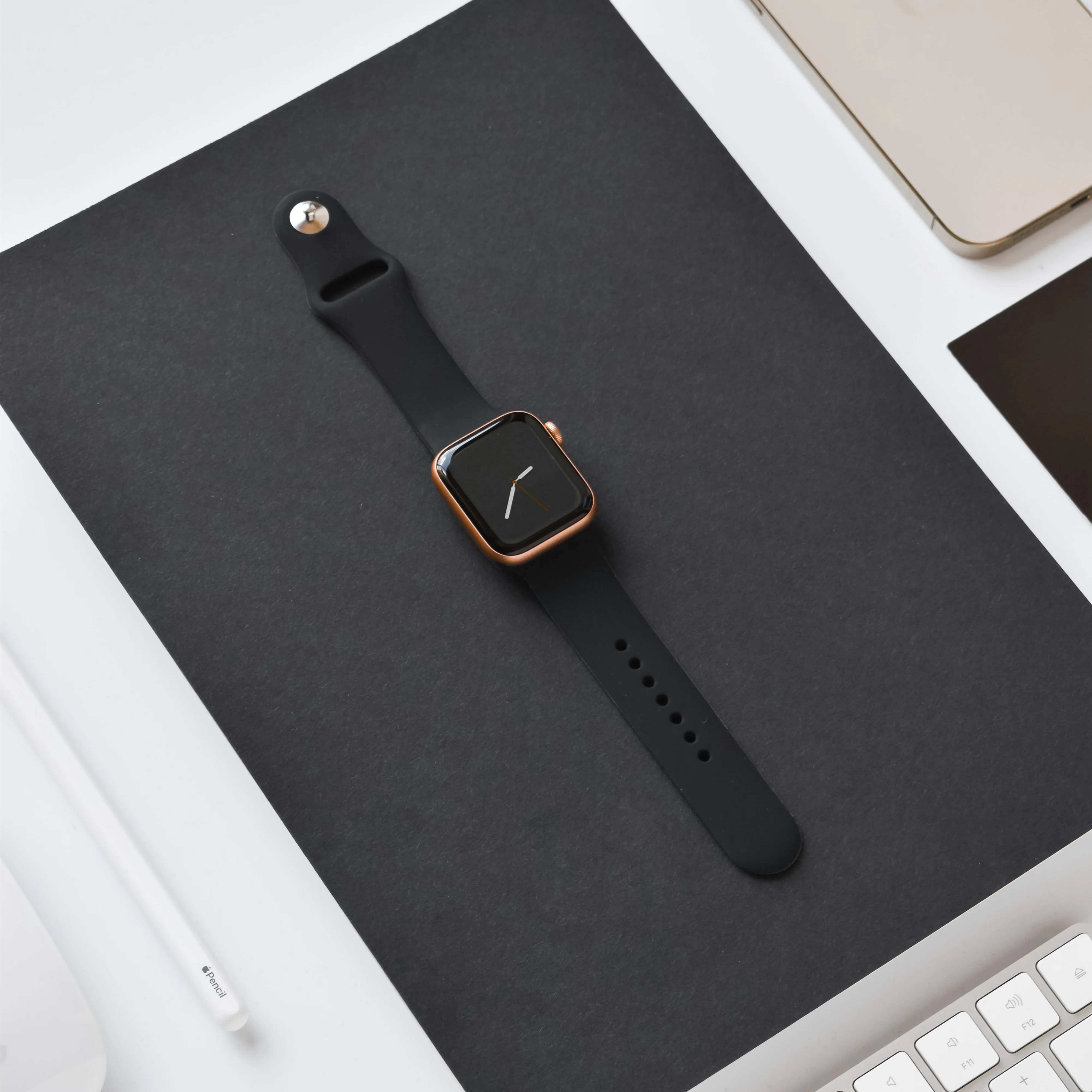 NAKD Apple Watch Strap - Midnight Black - Image 4