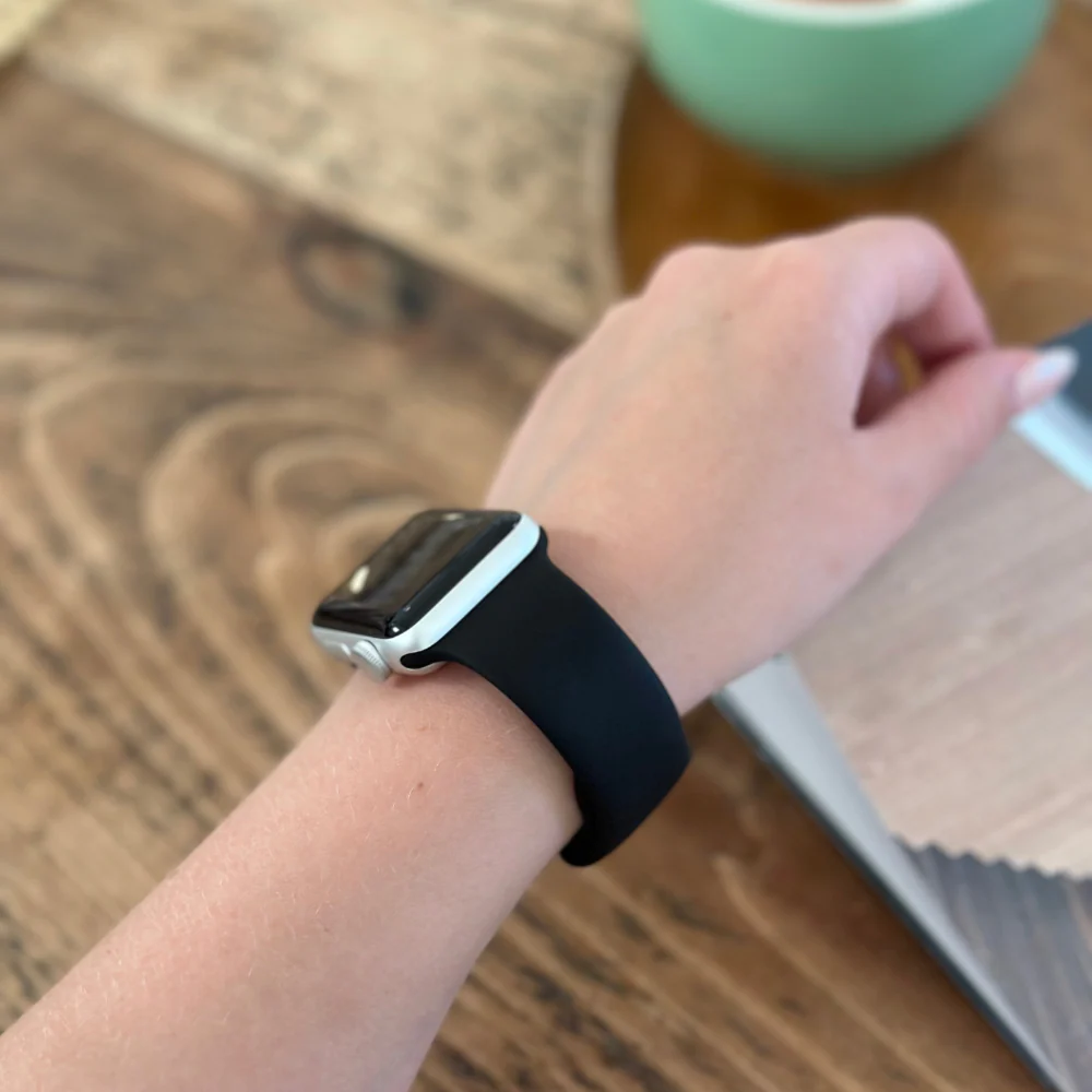 NAKD Apple Watch Strap - Midnight Black - Image 5