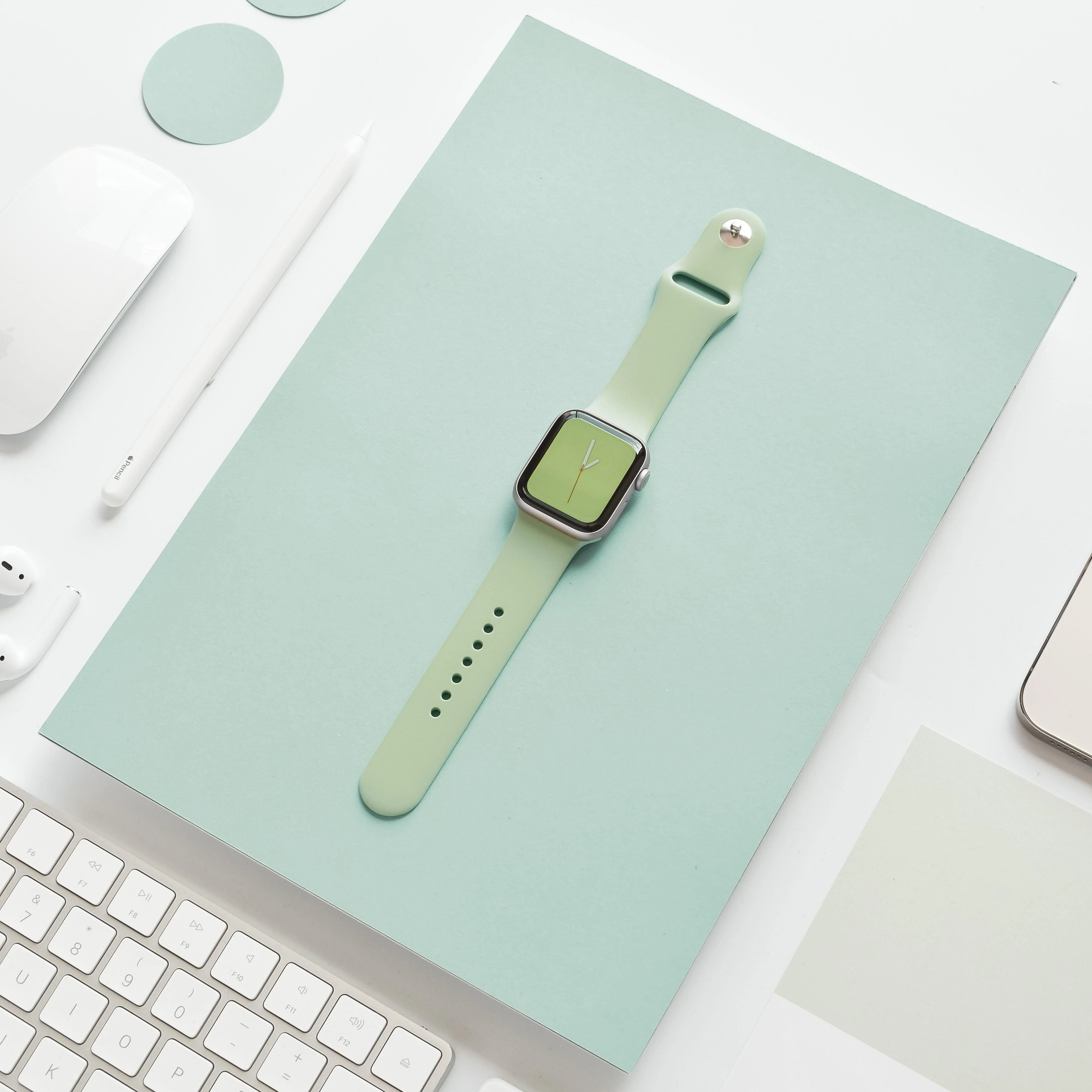 NAKD Apple Watch Strap - Sage Green - Image 4