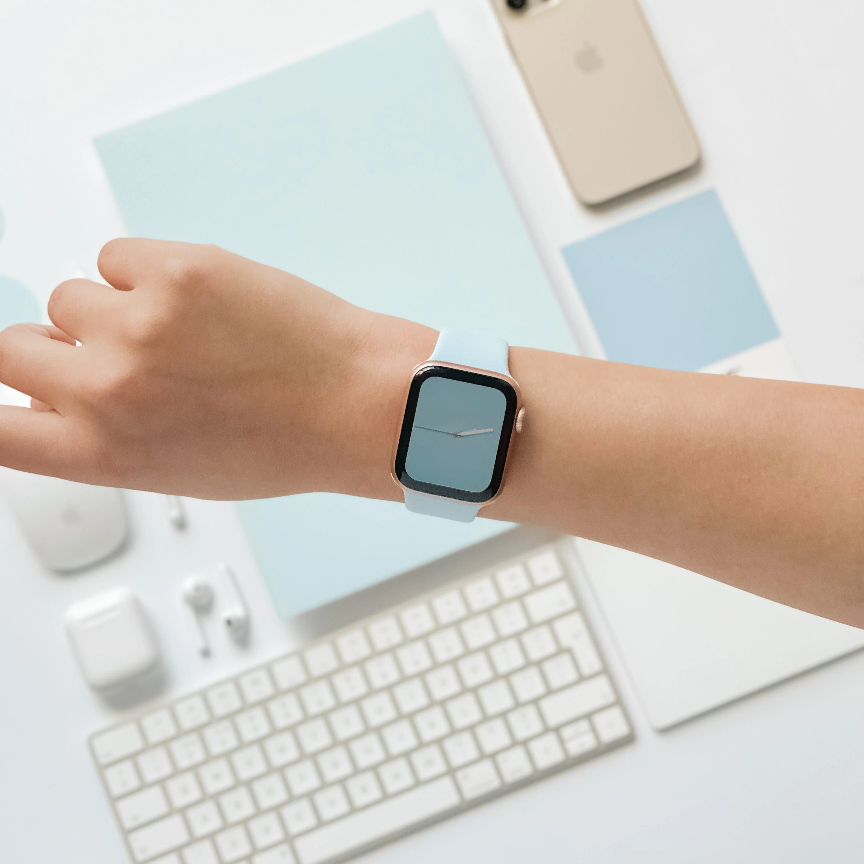 NAKD Apple Watch Strap - Sky Blue - Image 5