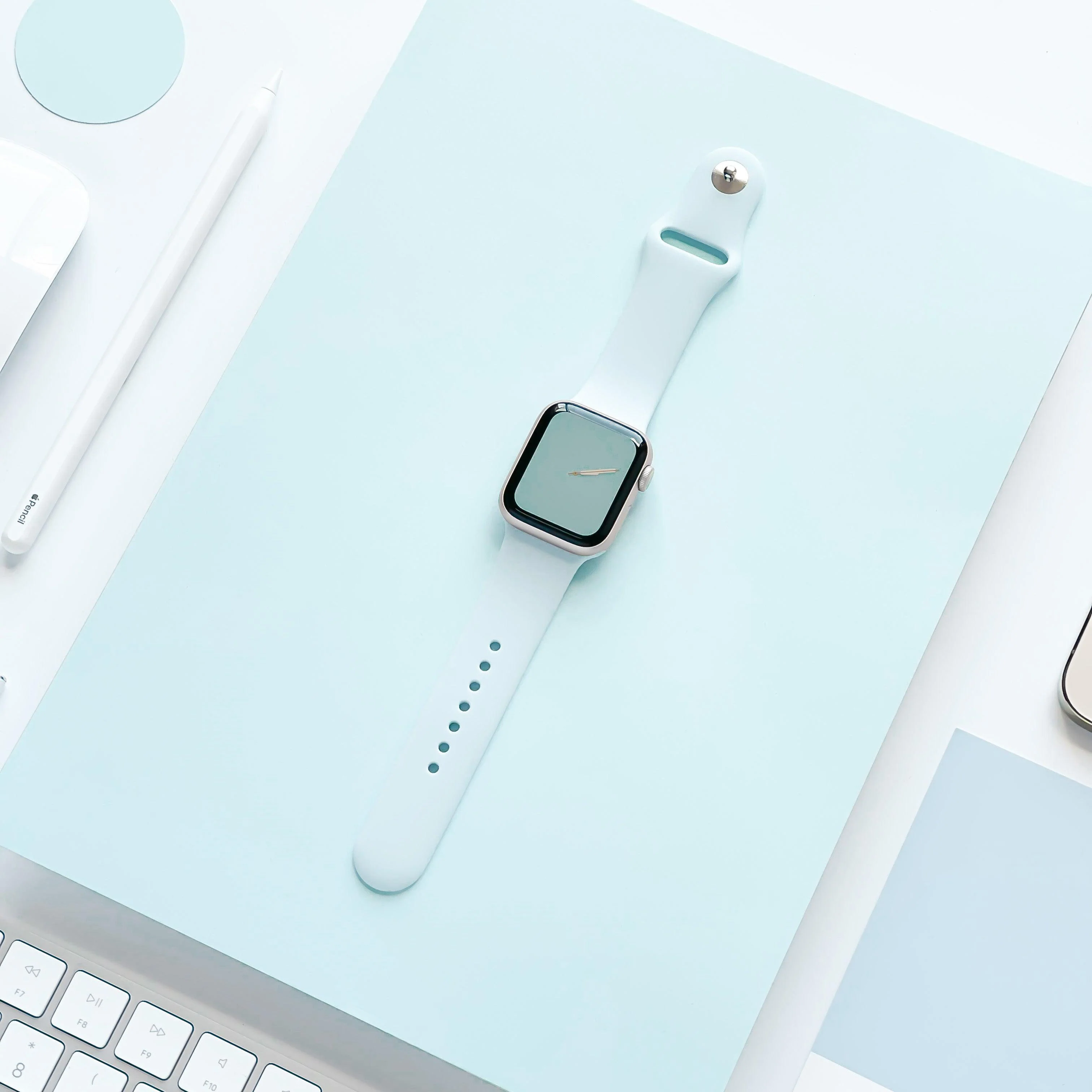 NAKD Apple Watch Strap - Sky Blue - Image 6