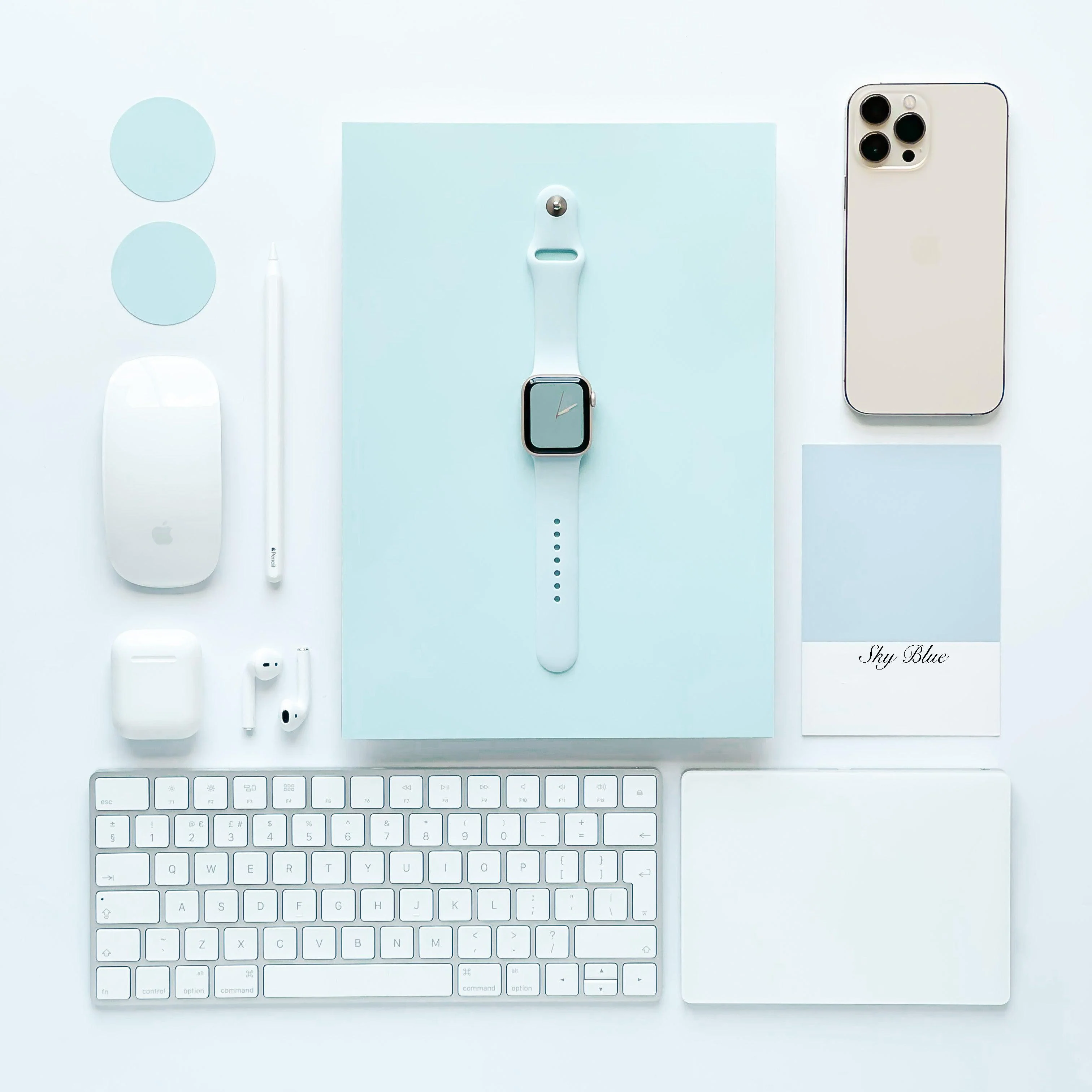 NAKD Apple Watch Strap - Sky Blue - Image 7