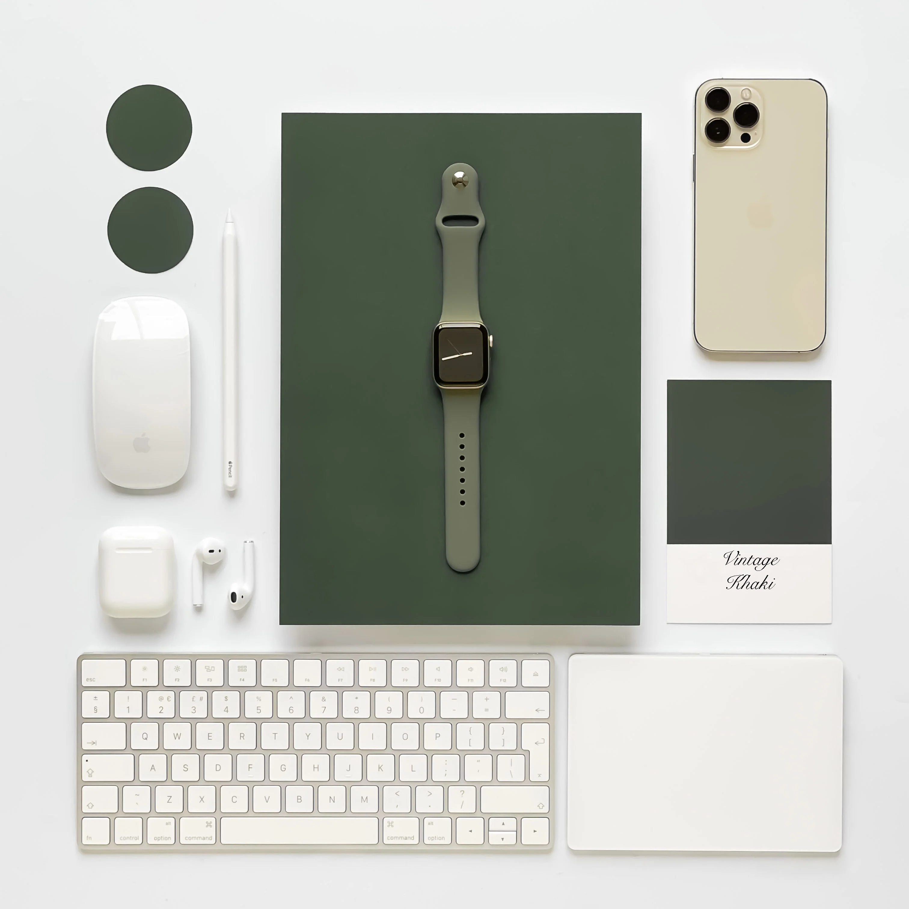 NAKD Apple Watch Strap - Vintage Khaki - Image 7