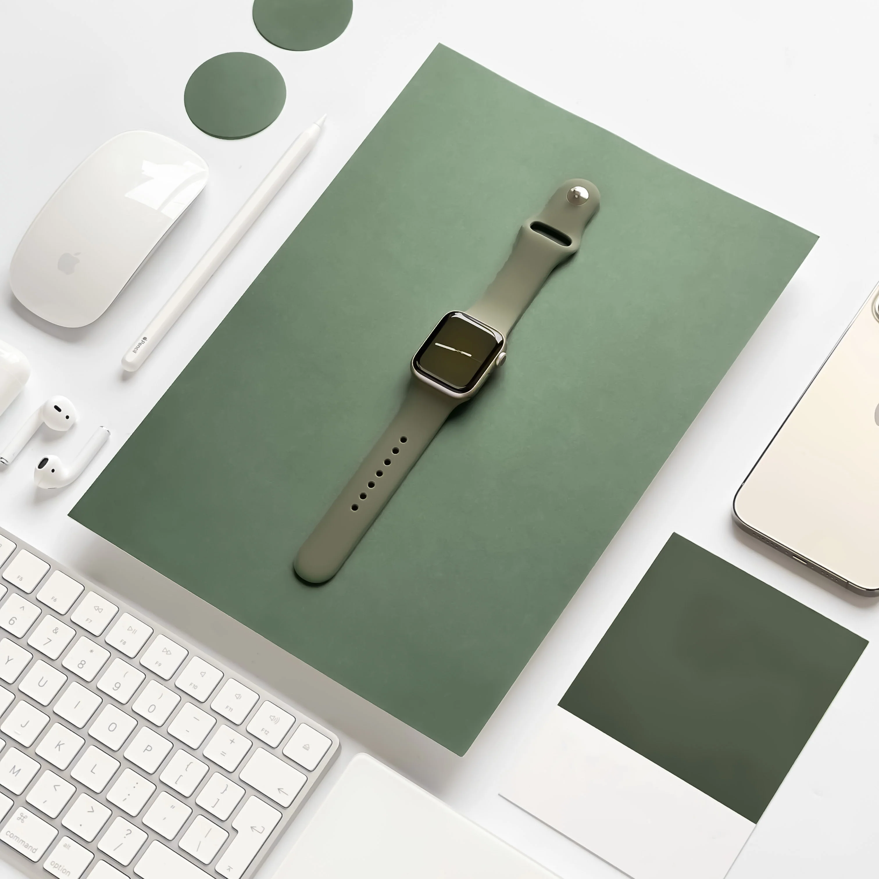 NAKD Apple Watch Strap - Vintage Khaki - Image 8