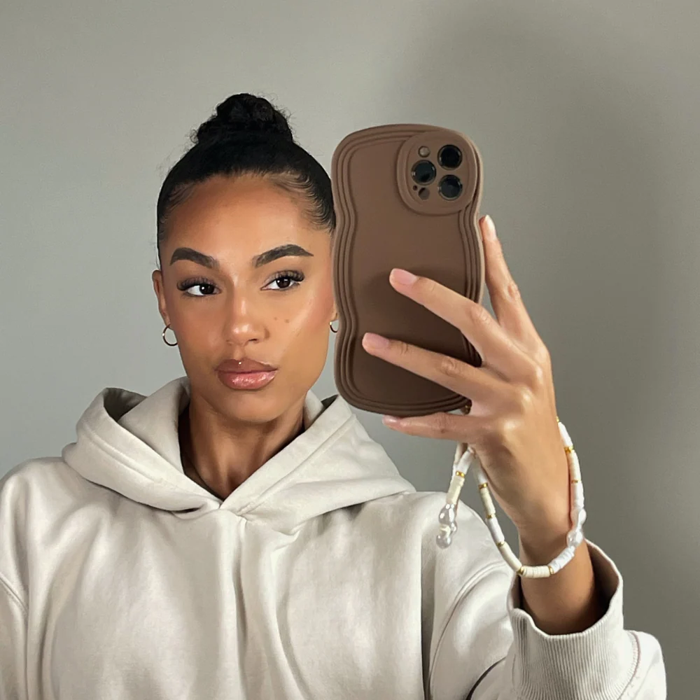 NAKD Curvy Phone Case - Coffee - Image 4