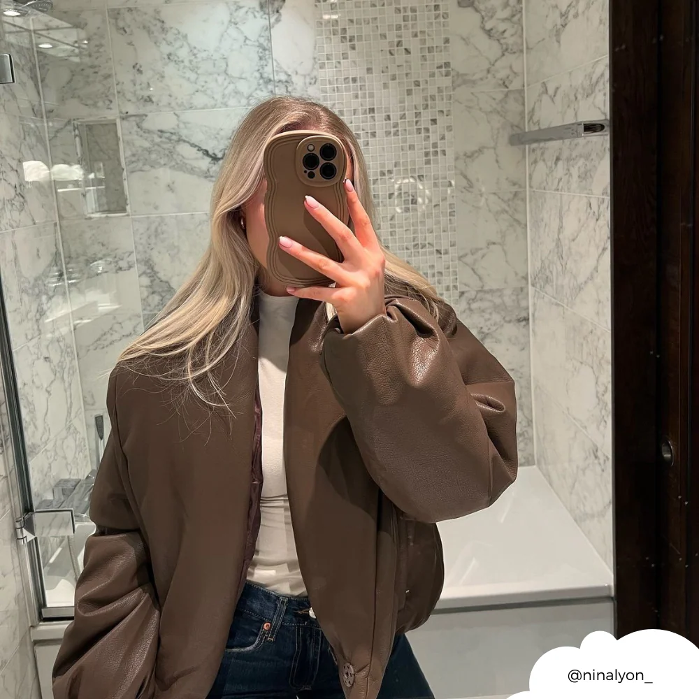 NAKD Curvy Phone Case - Coffee - Image 6