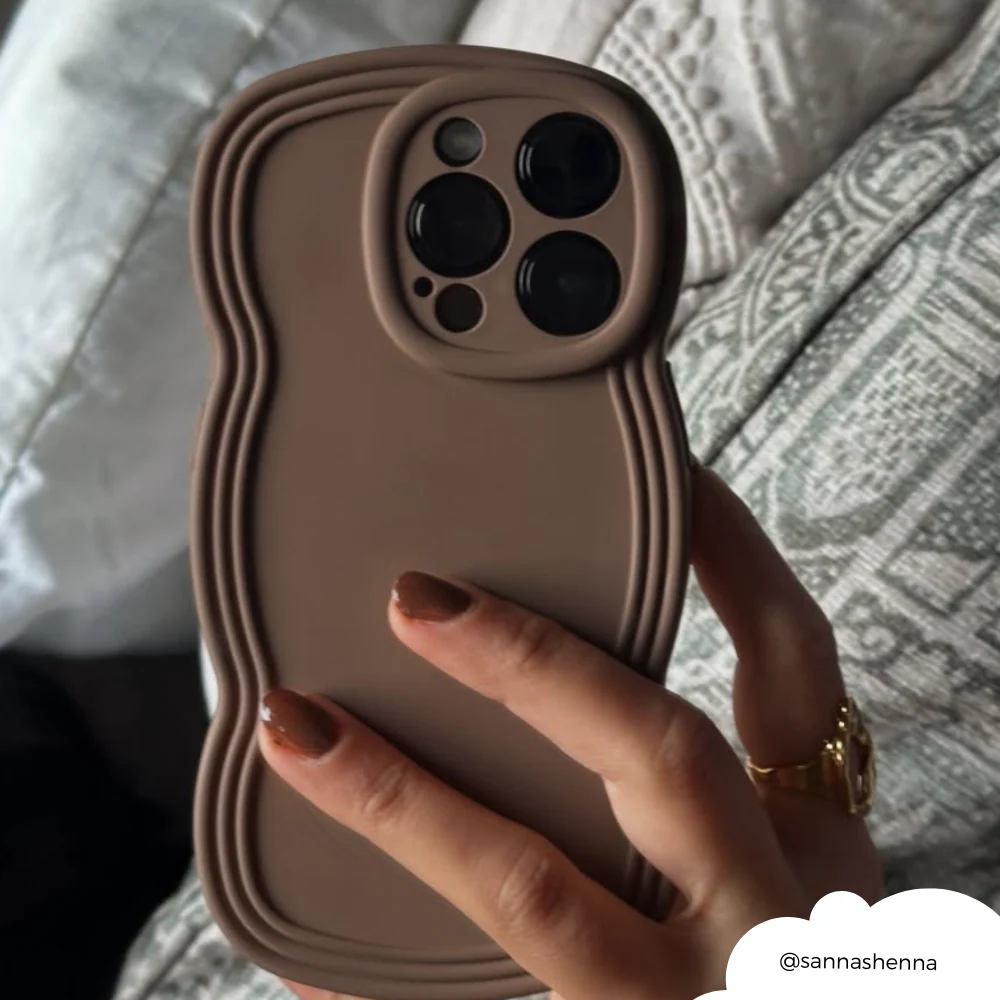 NAKD Curvy Phone Case - Coffee - Image 8