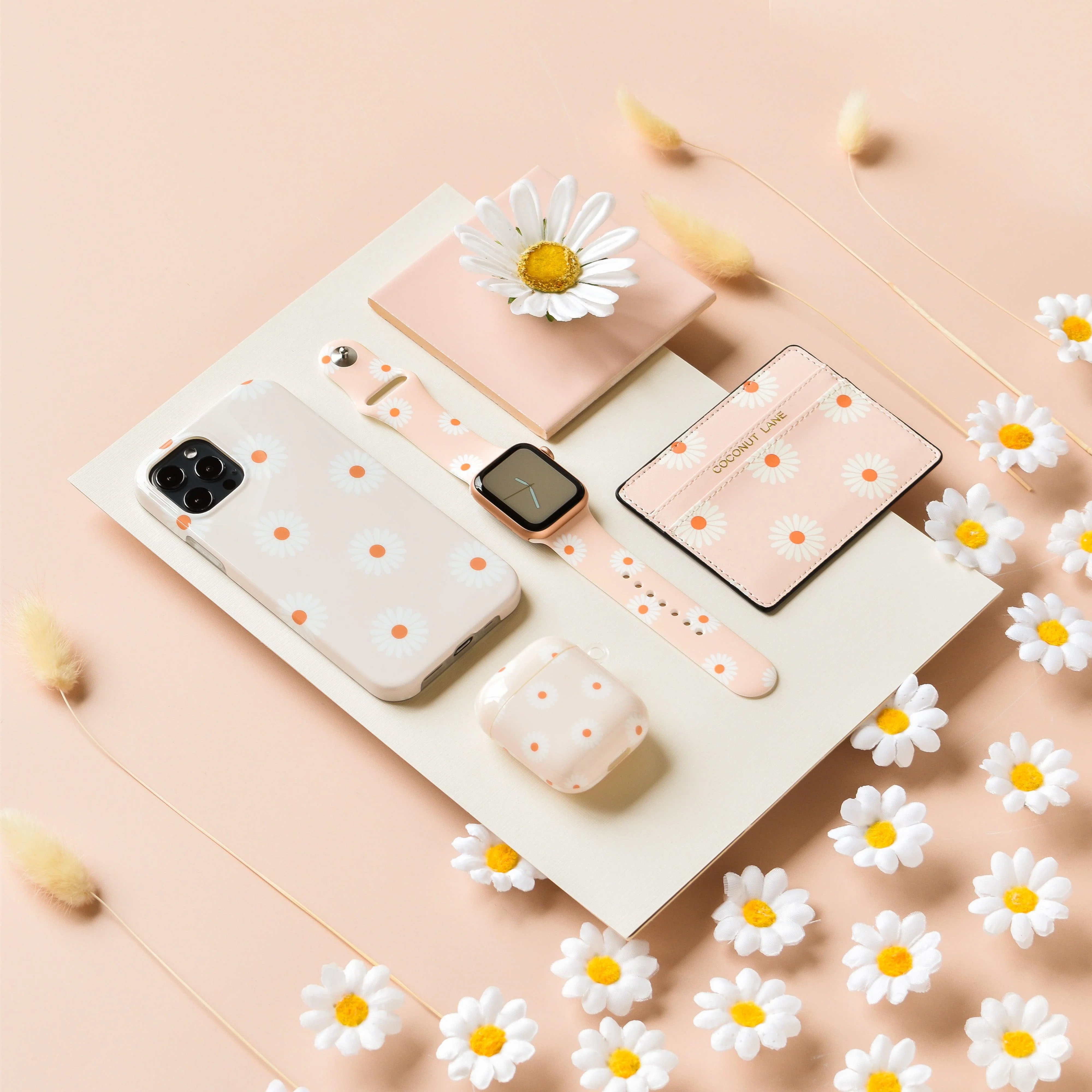 Neutral Daisies Apple Watch Strap - Image 12