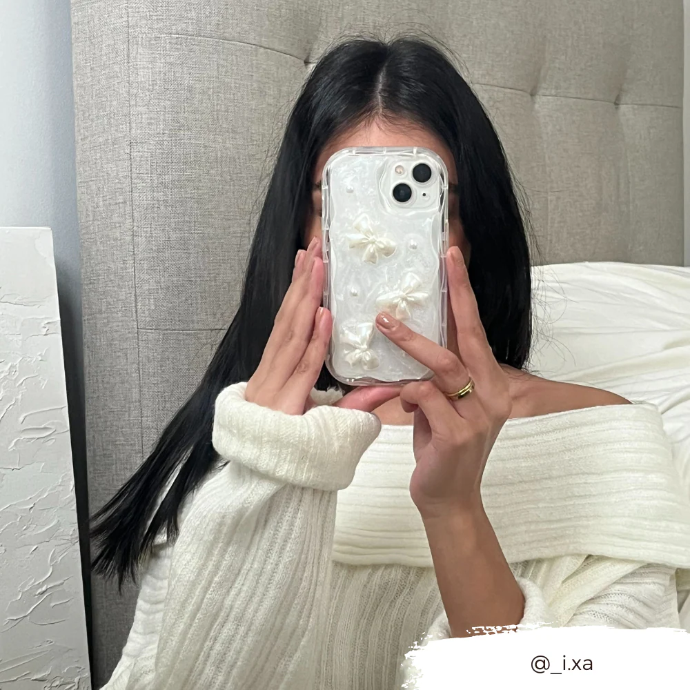 Pearls & Bows Phone Case - Image 18