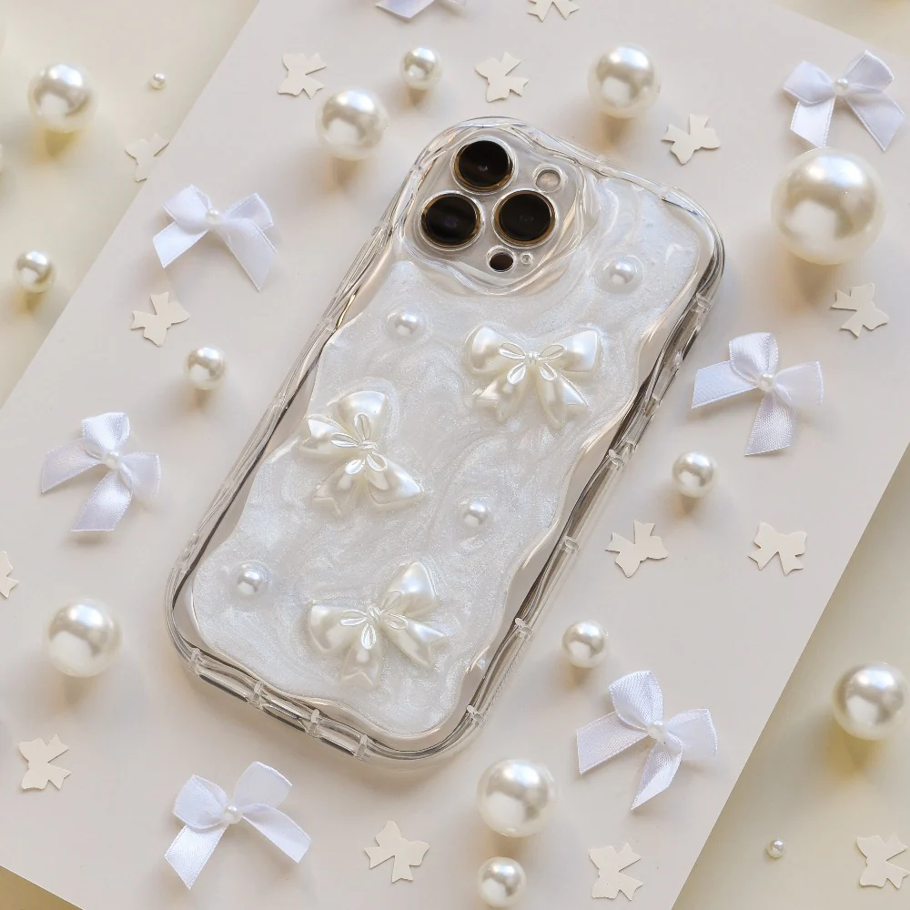 Pearls & Bows Phone Case - Image 3
