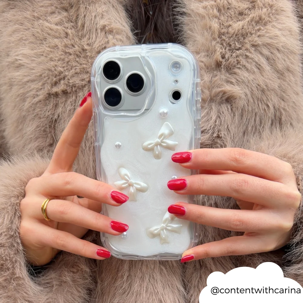 Pearls & Bows Phone Case - Image 5