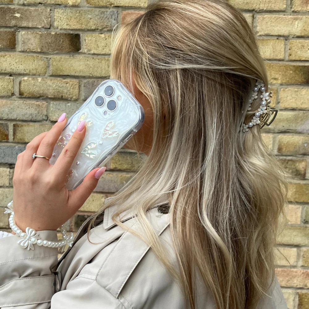 Pearly Hearts Phone Case - Clear - Image 10