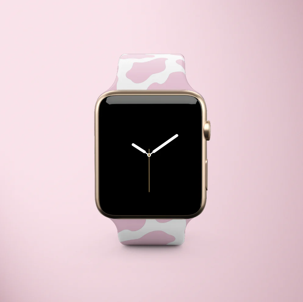 Pink Cow Apple Watch Strap - Image 4