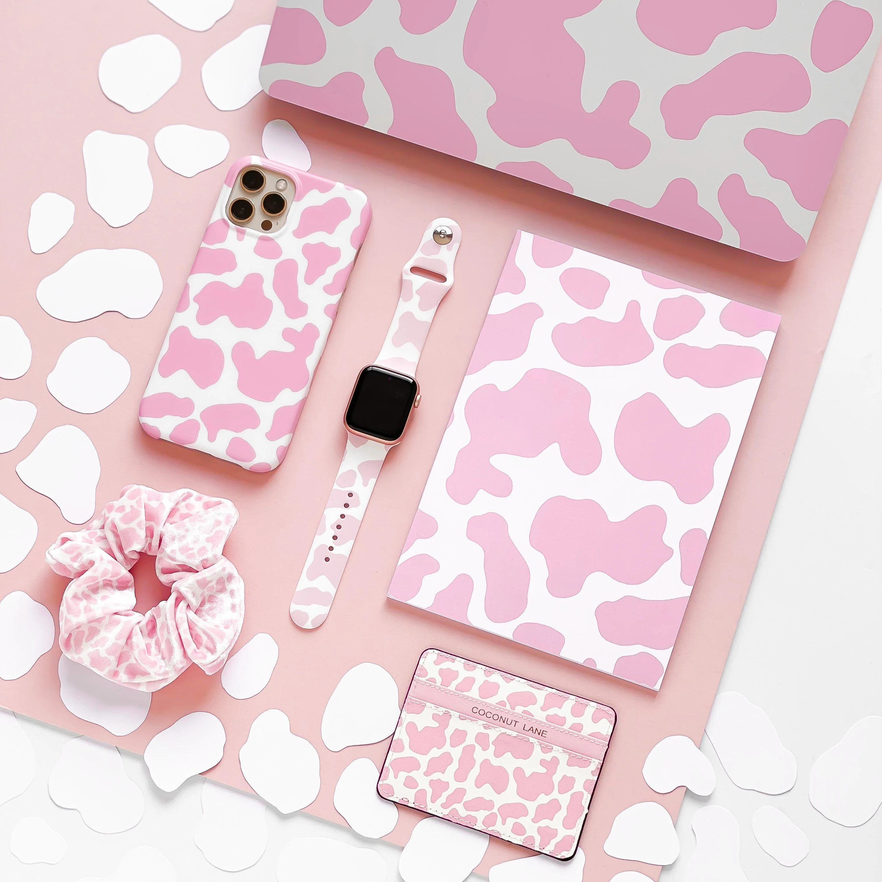 Pink Cow Apple Watch Strap - Image 8