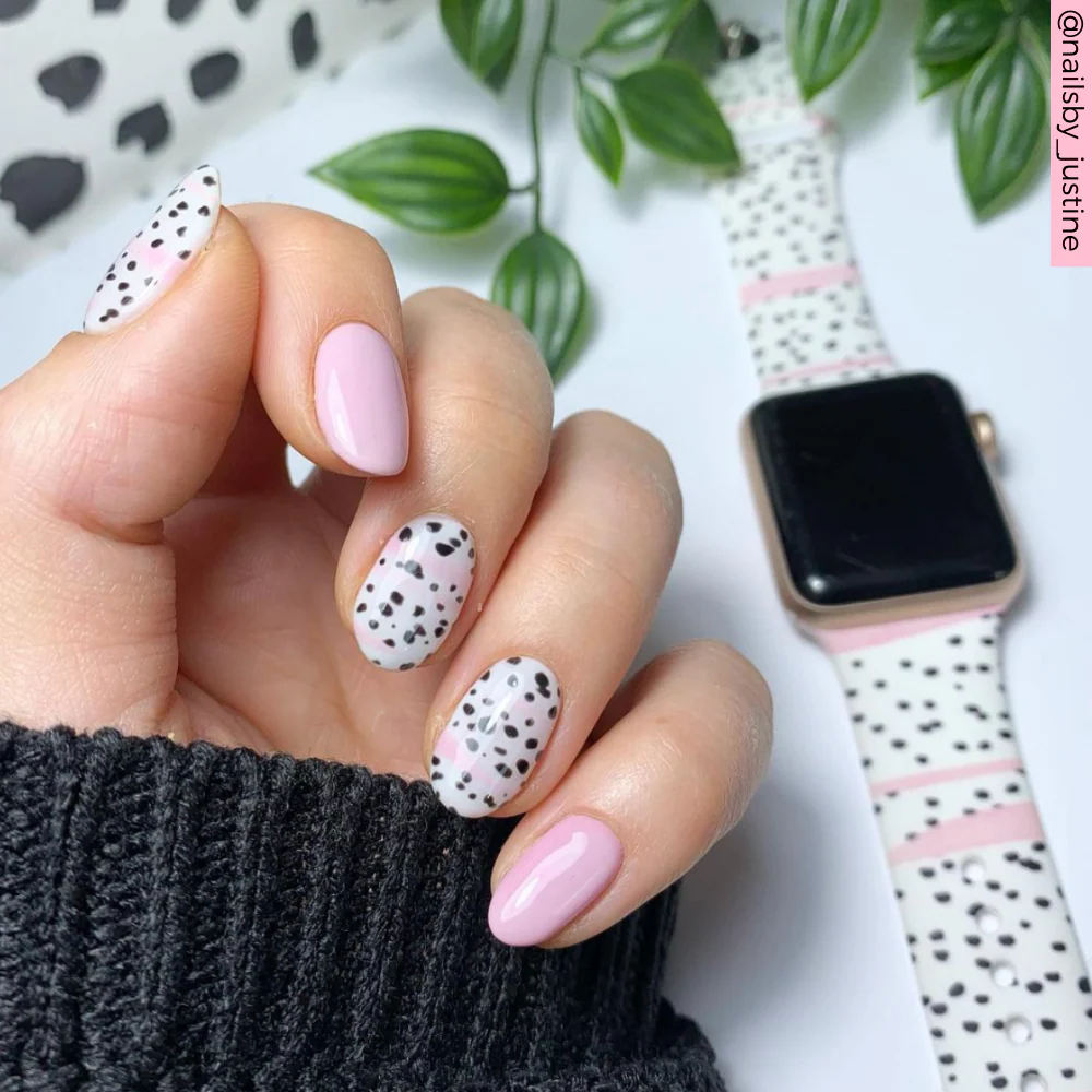 Pink Dalmatian Apple Watch Strap - Image 6
