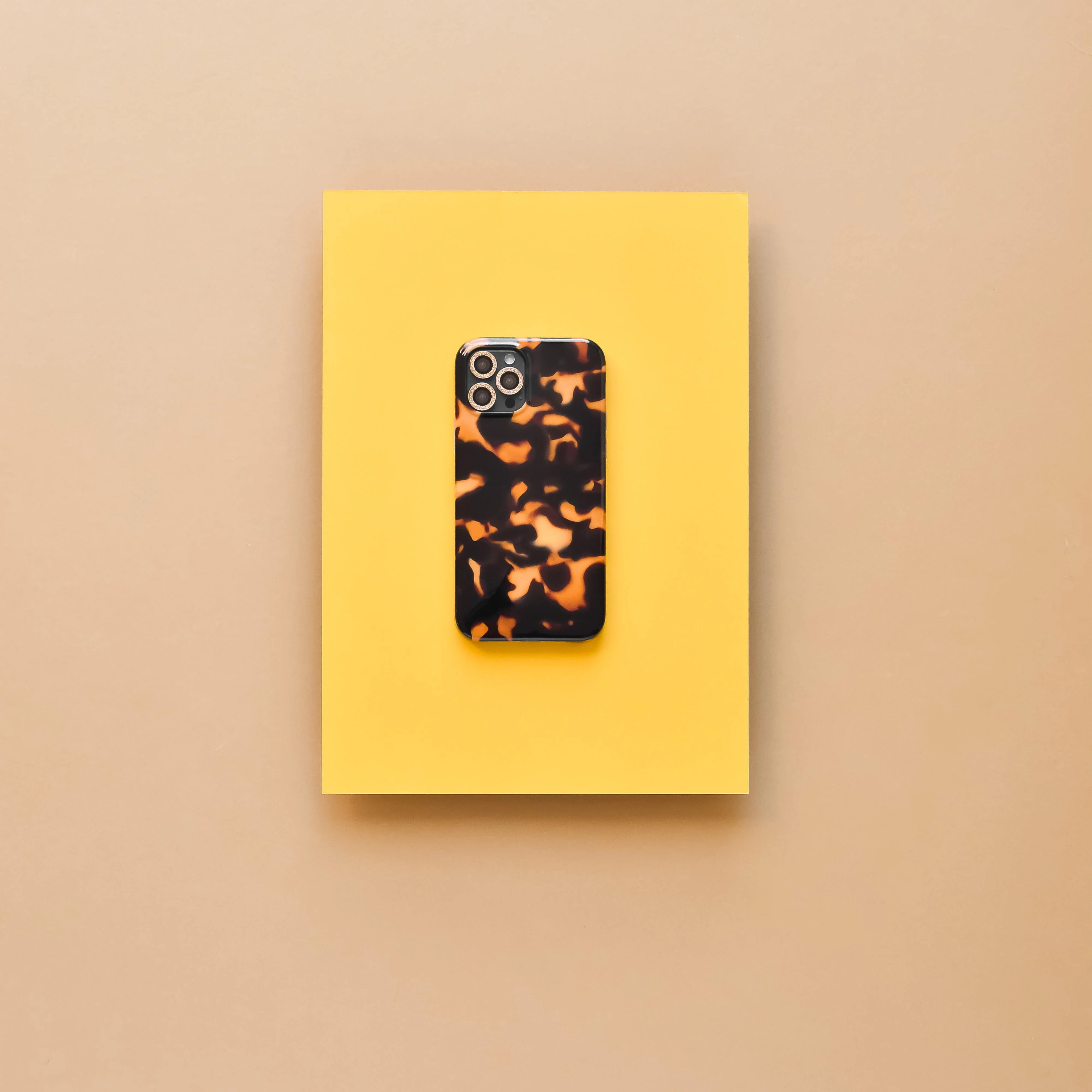 Protective Camera Lens Covers - Gold Glitter - Image 3