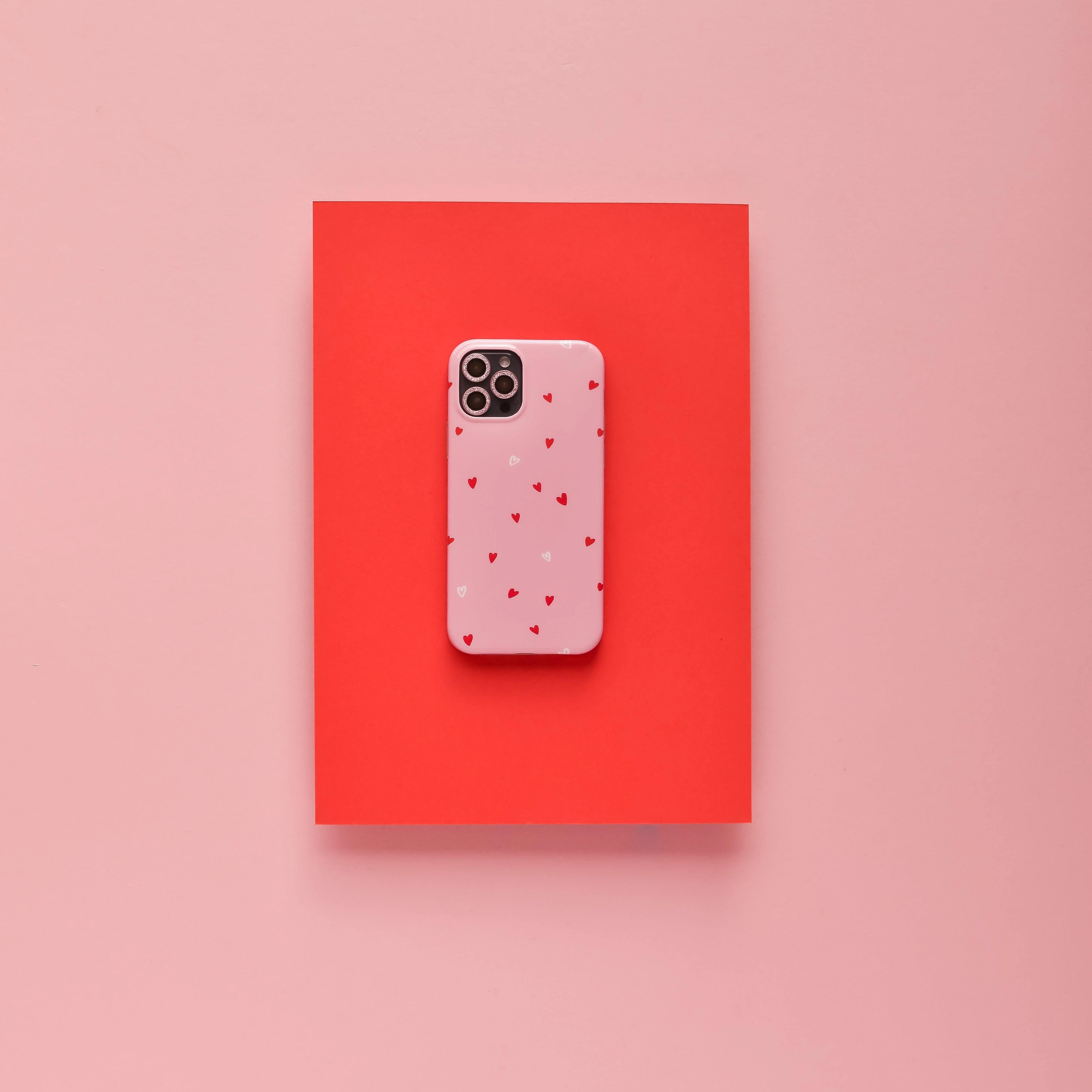 Protective Camera Lens Covers - Pink Glitter - Image 3