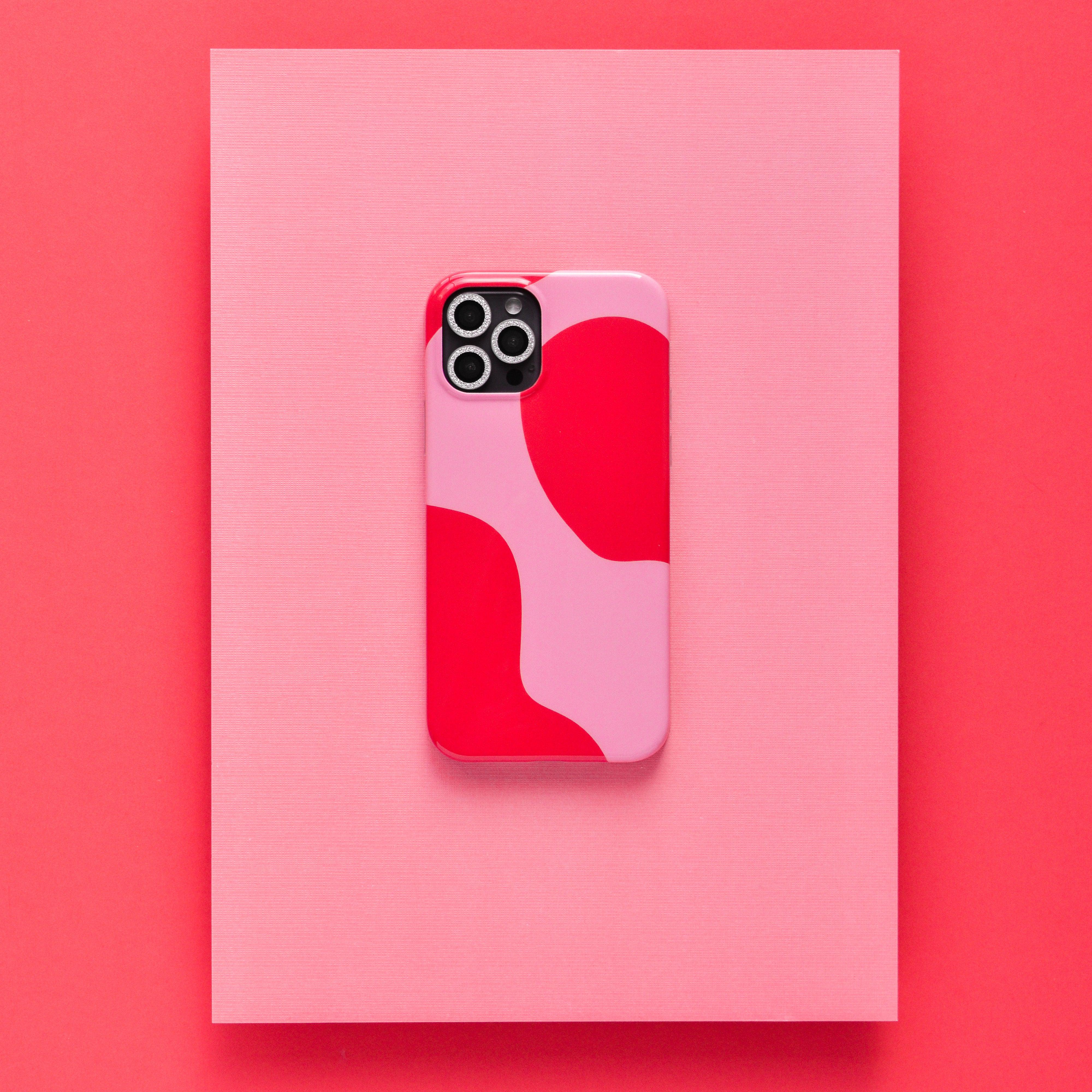 Protective Camera Lens Covers - Silver Glitter - Image 3