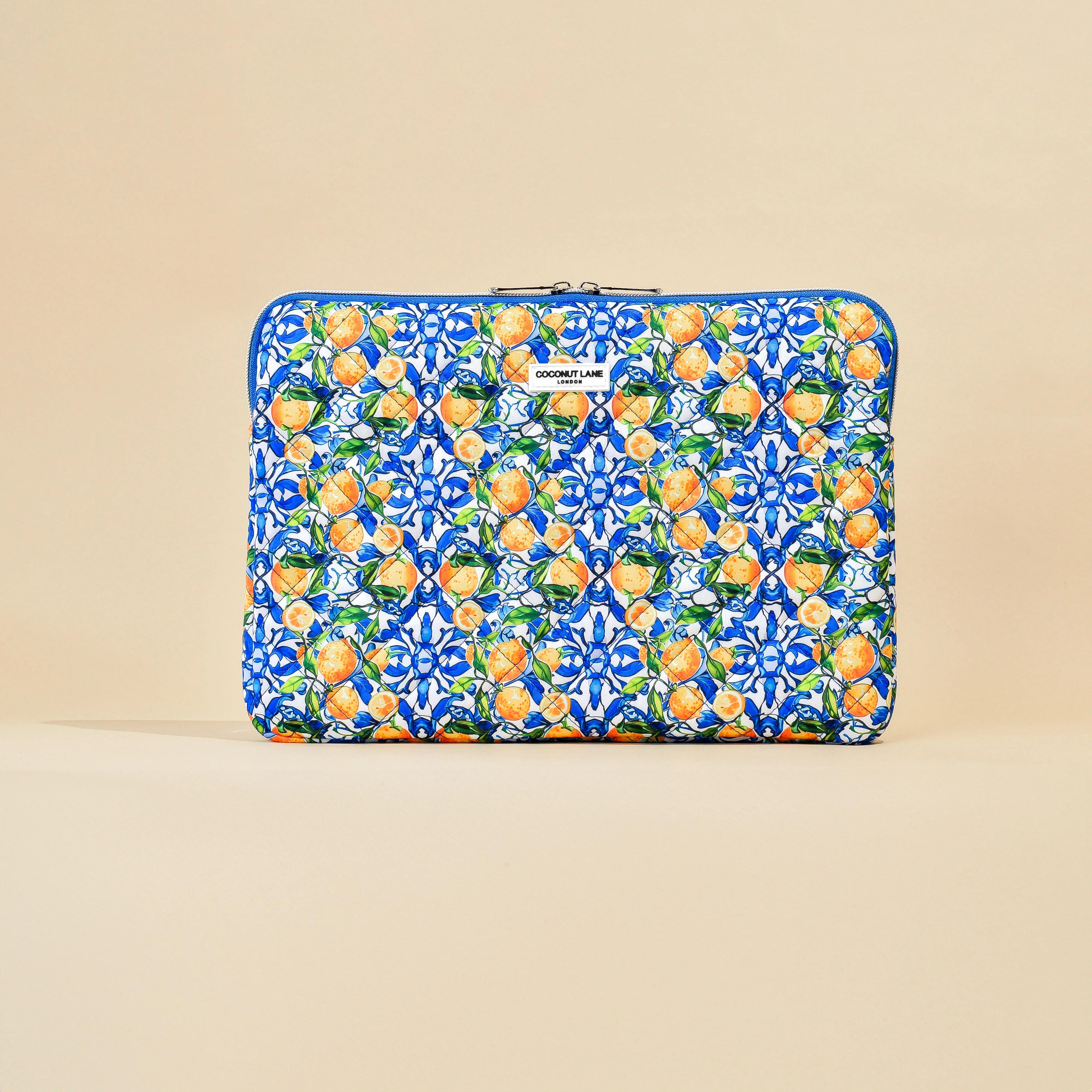 Quilted Amalfi Lemon Laptop Sleeve - Image 4