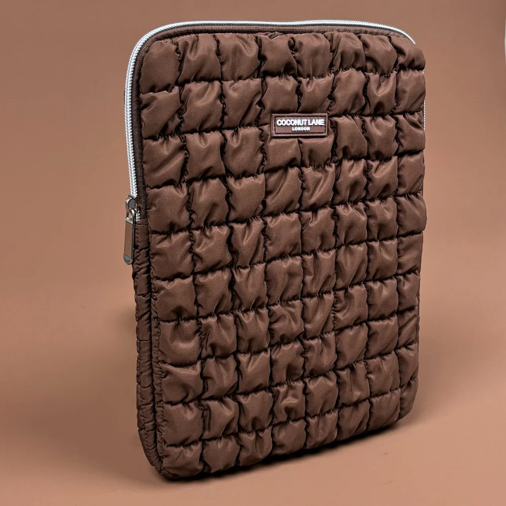 Quilted Chocolate iPad Sleeve - Image 5