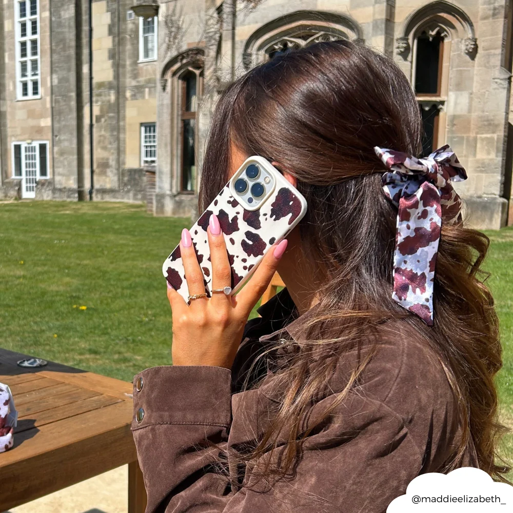 Satin Bow Scrunchie - Rodeo Cowgirl - Image 5