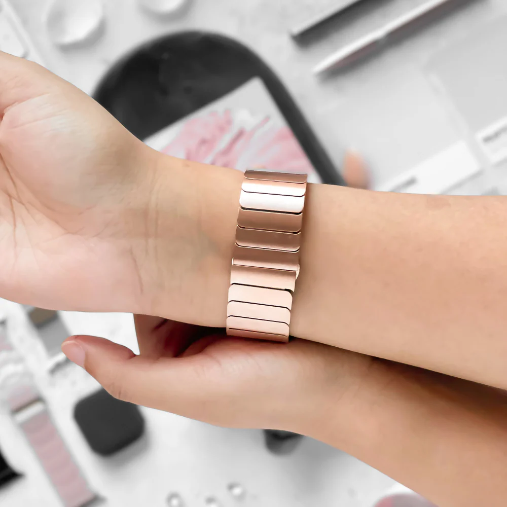 Slinky Apple Watch Strap - Rose Gold - Image 3