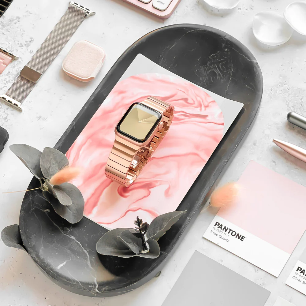 Slinky Apple Watch Strap - Rose Gold - Image 4