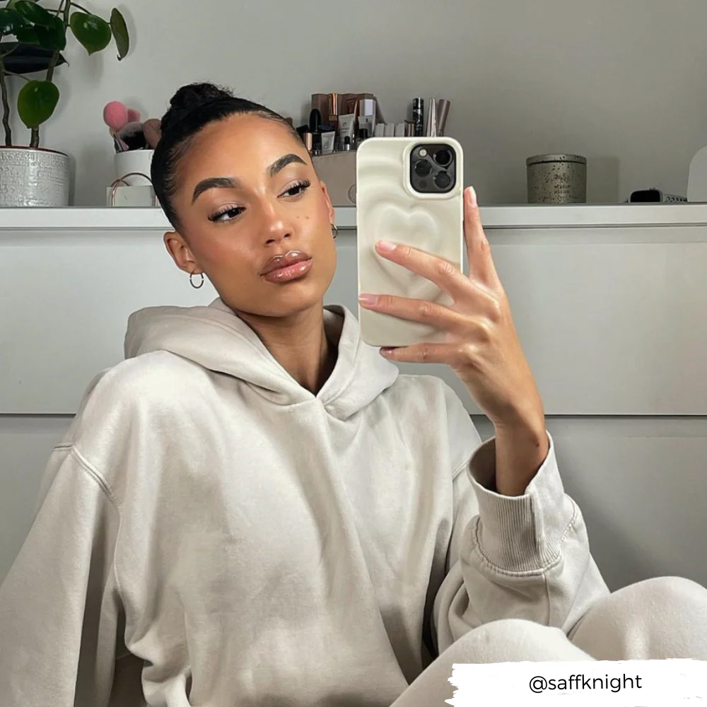 Melting Heart Phone Case - Coconut Cream - Image 11