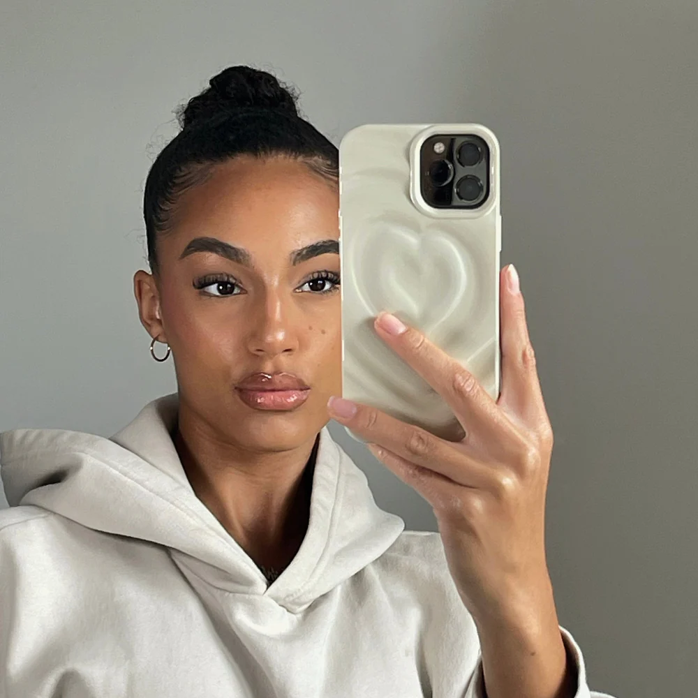 Melting Heart Phone Case - Coconut Cream - Image 6