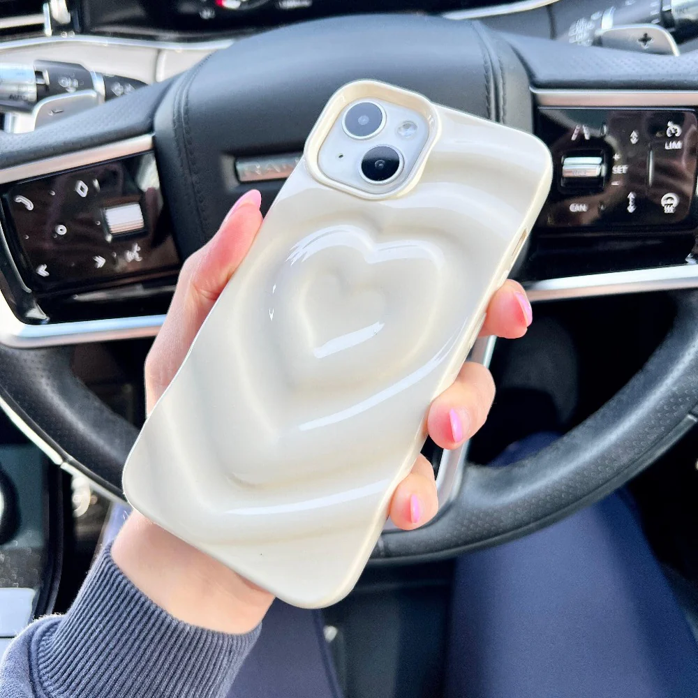 Melting Heart Phone Case - Coconut Cream - Image 7