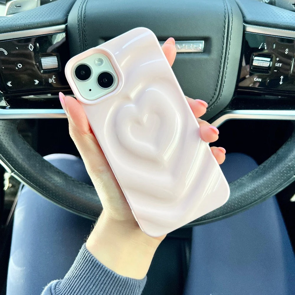 Melting Heart Phone Case - Peony Pink - Image 6