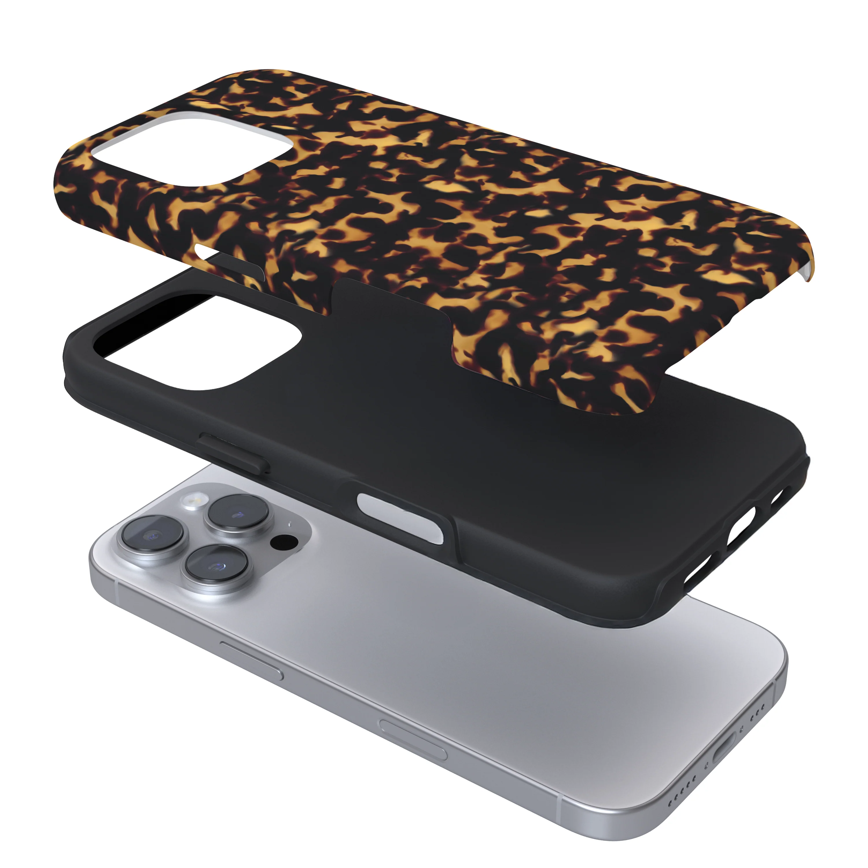 Tough Phone Case - Chic Tortoiseshell - Image 3