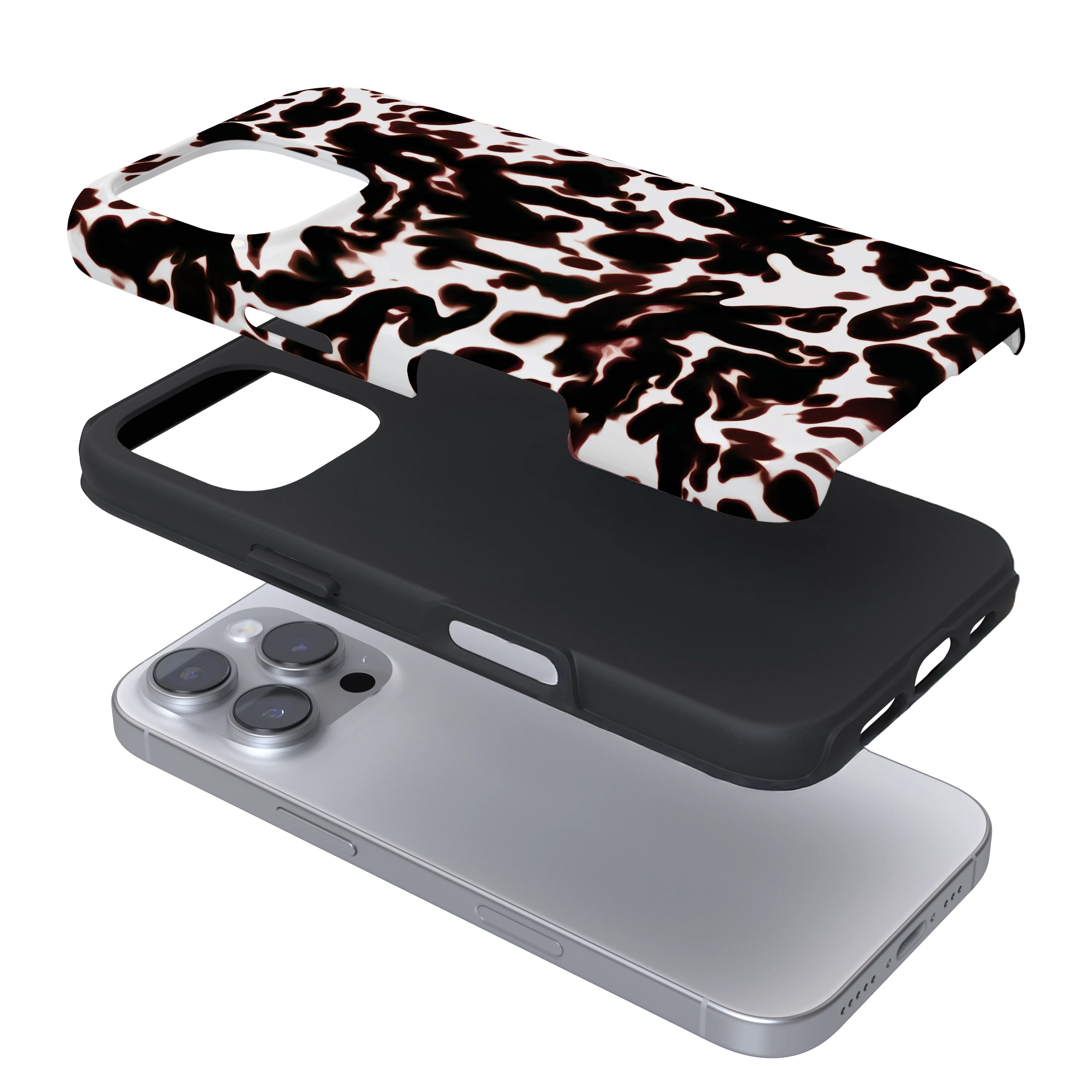 Tough Phone Case - White Tort - Image 3