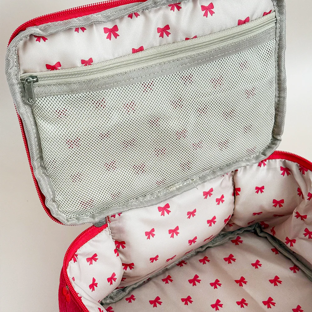 Travel Vanity Case - Cherry Velvet - Image 11