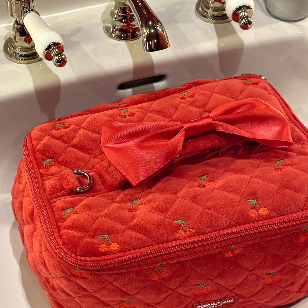 Travel Vanity Case - Cherry Velvet - Image 12